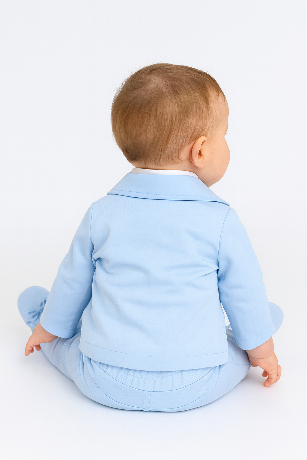 Komplet elegant chłopięcy niebieski Emiclass 1616-19825