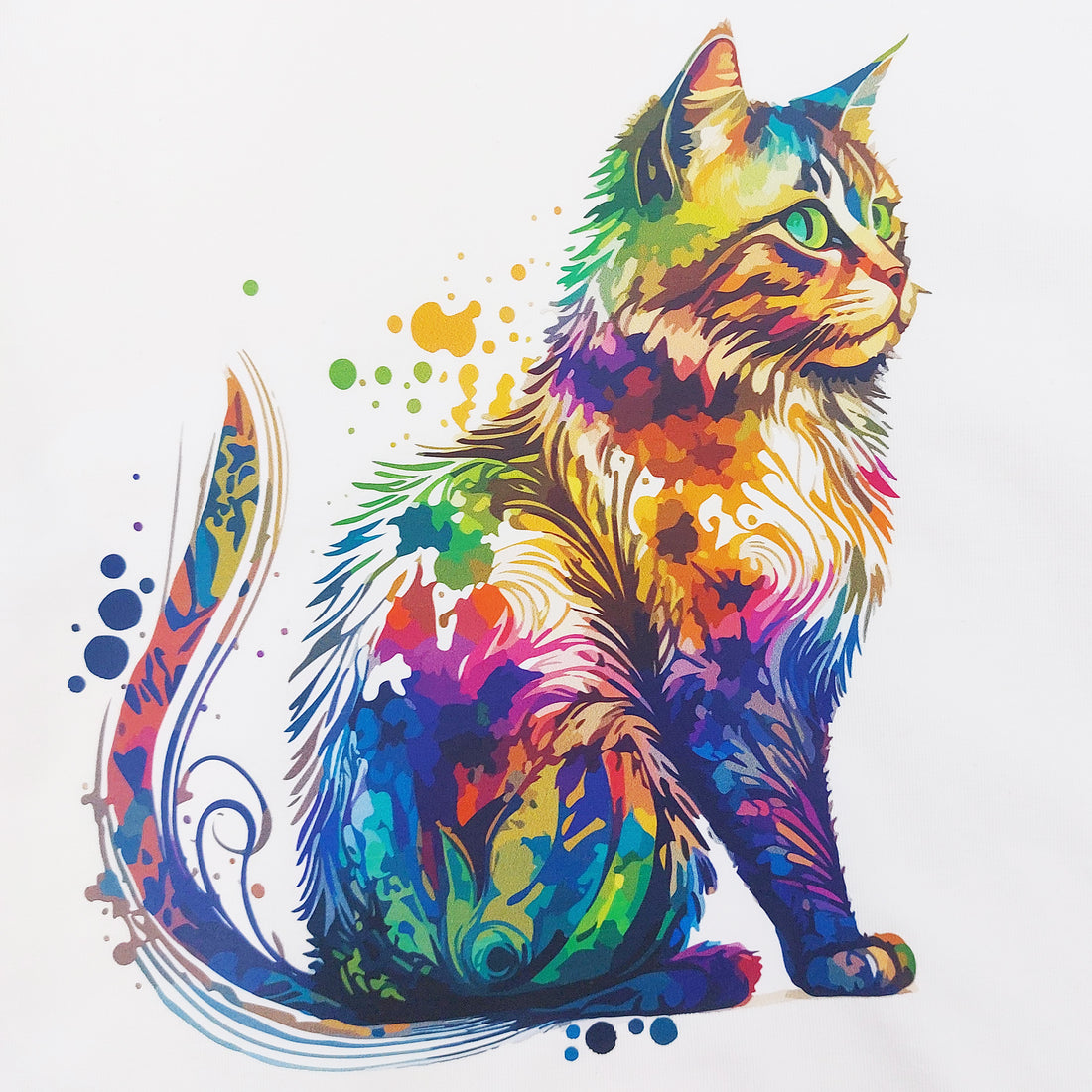 Bluzka bawełniana kotek dziewczęca krem Your Word 465-30924