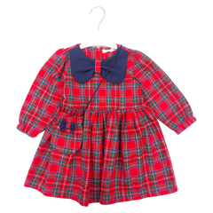 Sukiemka świąteczna dziewczęca czerwony Baby rose 4652-231024