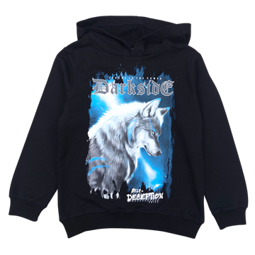 Bluza świecąca Wilk chłopięca czarna TonToy 13911-61224-14
