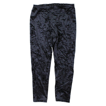 Legginsy dla dziewczynki czarne używane Lessel 203 getry welur