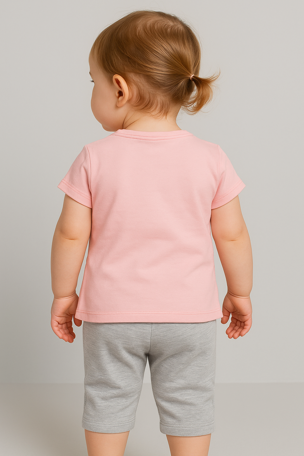 Komplet dziewczęcy róż/popiel Breeze 20896-5325-40