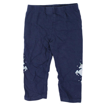 Legginsy dla dziewczynki granatowe używane Dopodopo 222