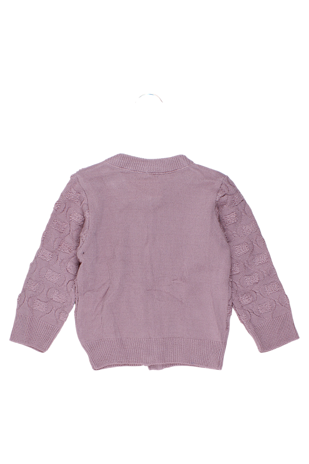 Sweter rozpinany dziewczęcy wrzos Angora gold 2420-11925