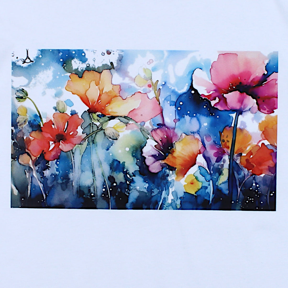 Bluzka kwiaty dziewczęca biała Your Word 4328-2425-3