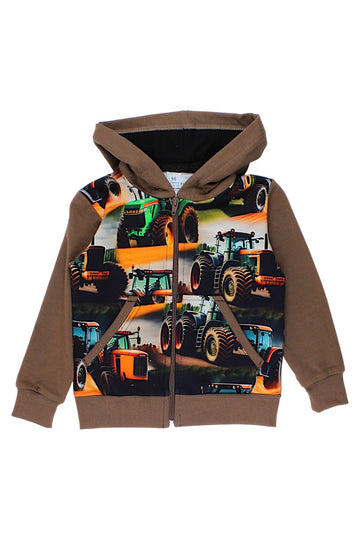 Bluza traktoty chłopięca brązowa Guliwerkids 6264-26925