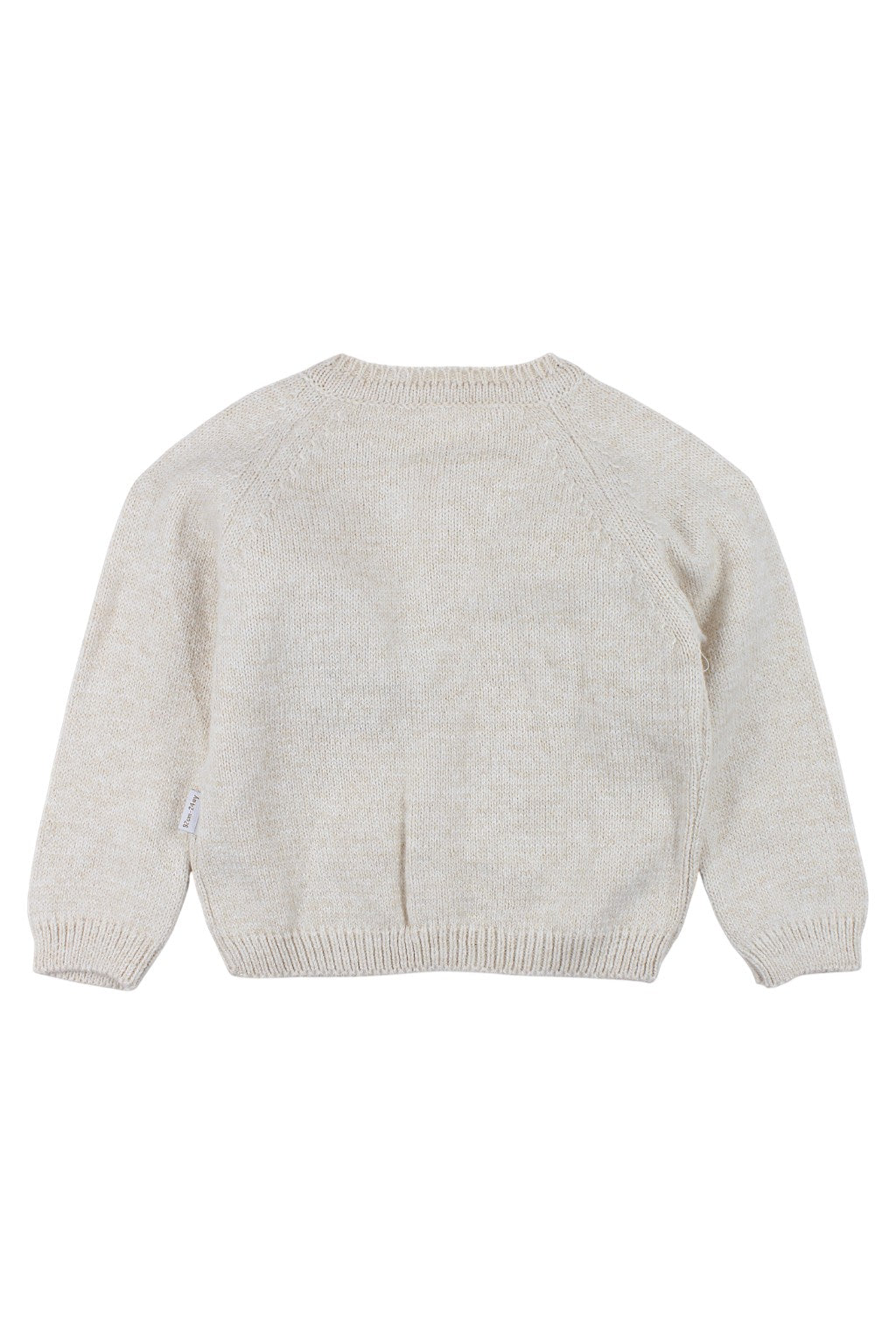 Sweterek rozpinany falbanka dziewczęcy beżowy Becol 7049-19825-1