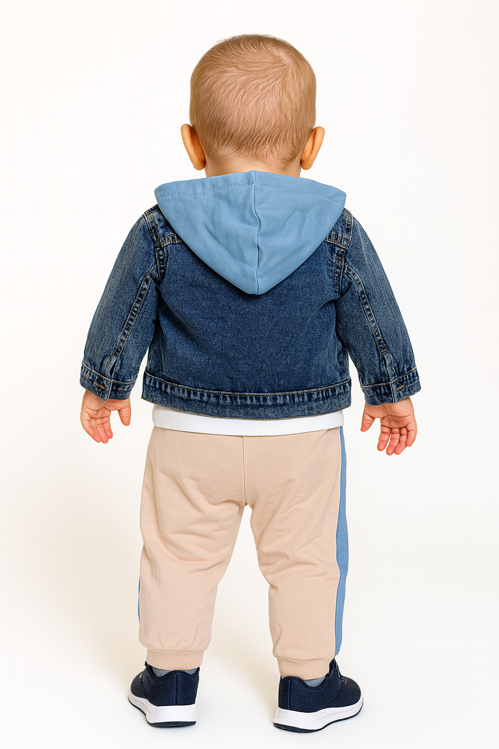 Komplet z kurtką chłopięcy Murat Baby kolor jeans 8240-16725-26