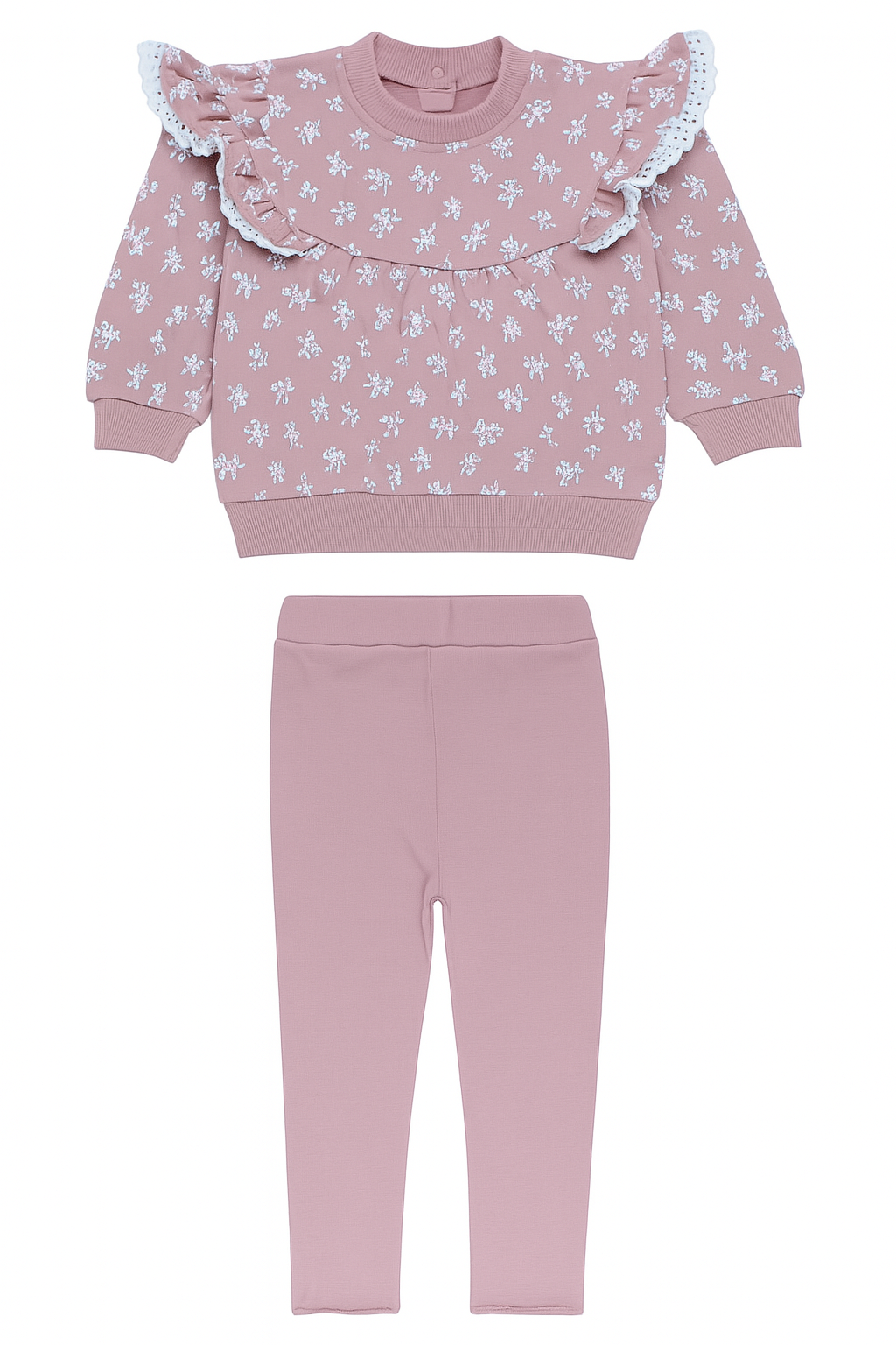 Komplet dziewczęcy Falbanka różowy Murat Baby 9751-16725