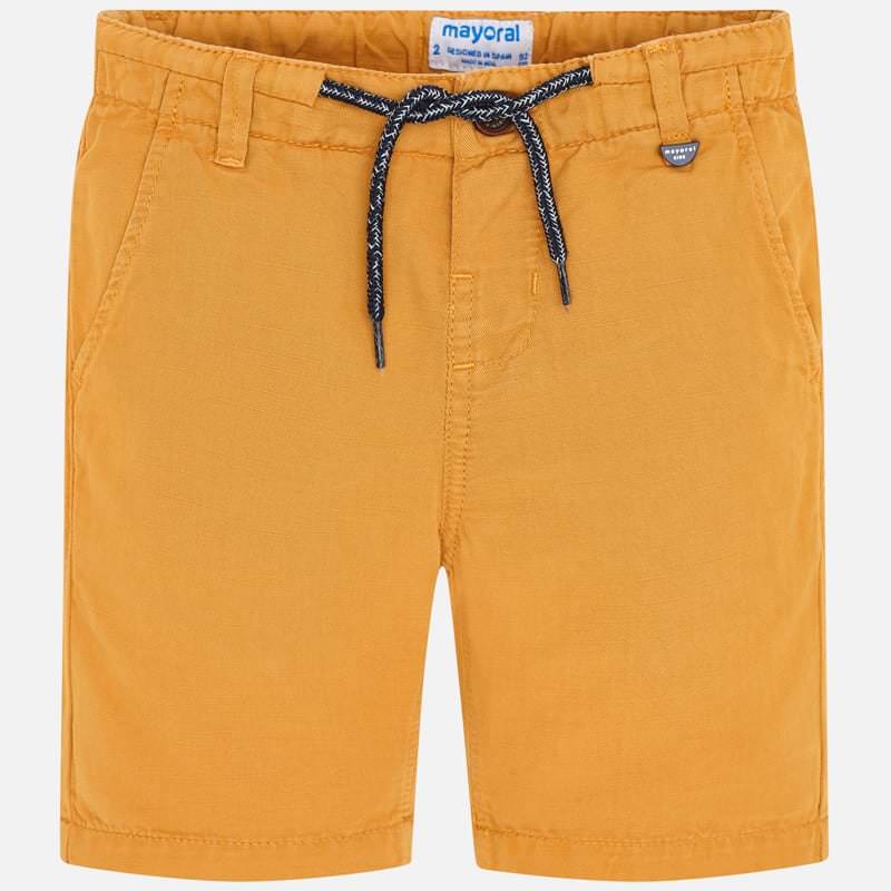 Bermudy lniane chłopięce Mayoral 3248-58 Pomarańczowy - - #tag1# - #tag2# - #tag3# - #tag4#