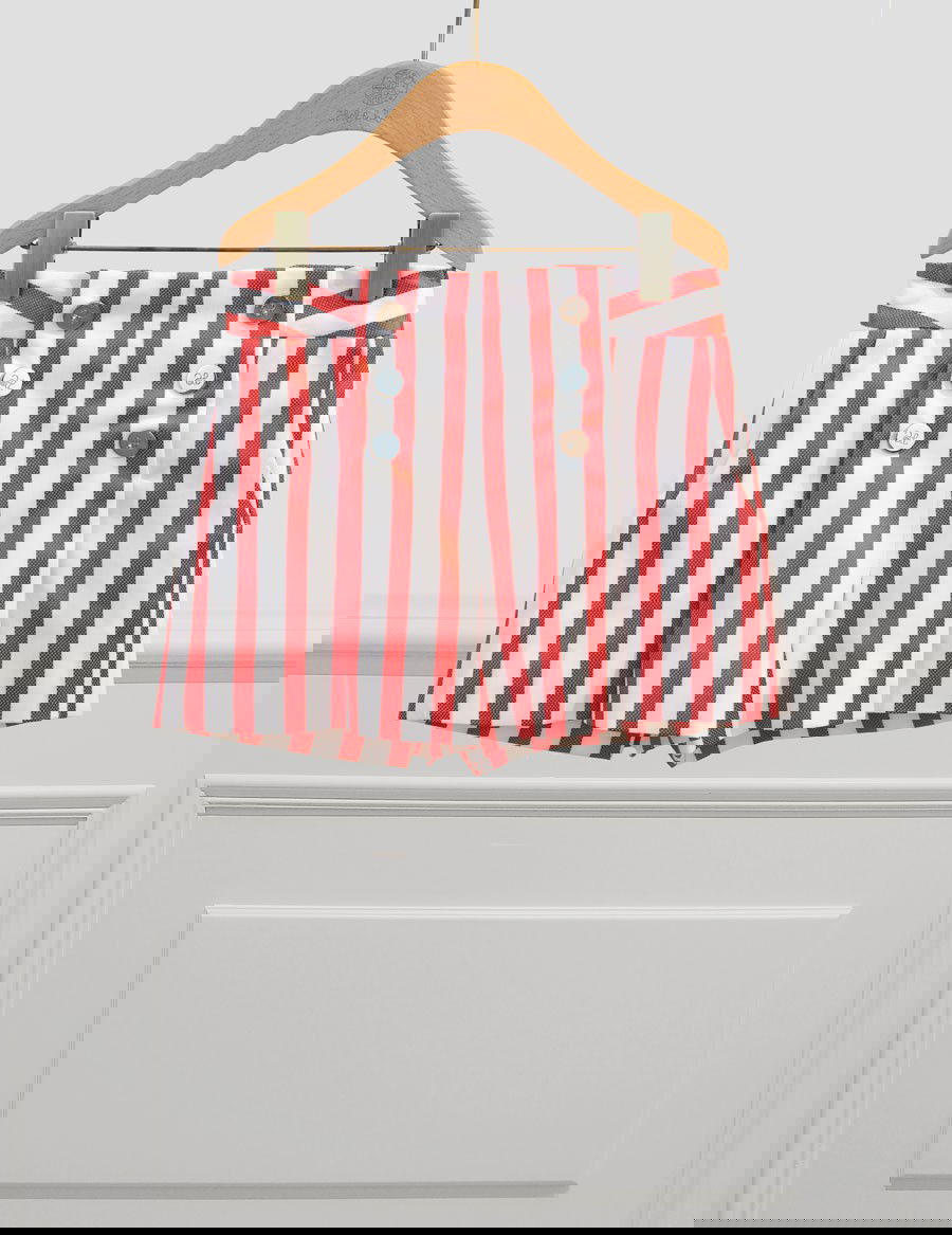 Bermudy w paski dziewczęce Abel & Lula 5205-27 Czerwony -  - #tag1# - #tag2# - #tag3# - #tag4#