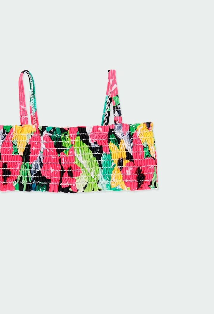 Bikini dla dziewczynki Boboli 824318-9727 kolor róż/zieleń -  - #tag1# - #tag2# - #tag3# - #tag4#