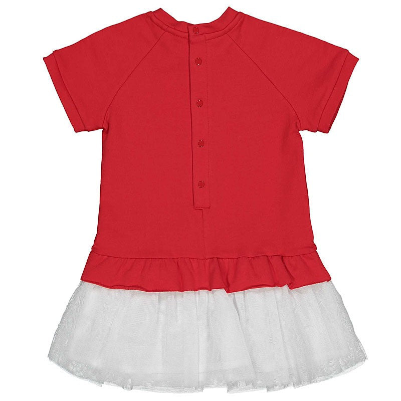 Birba Sukienka Baby Girl 45307-00 50M kolor czerwony - - #tag1# - #tag2# - #tag3# - #tag4#