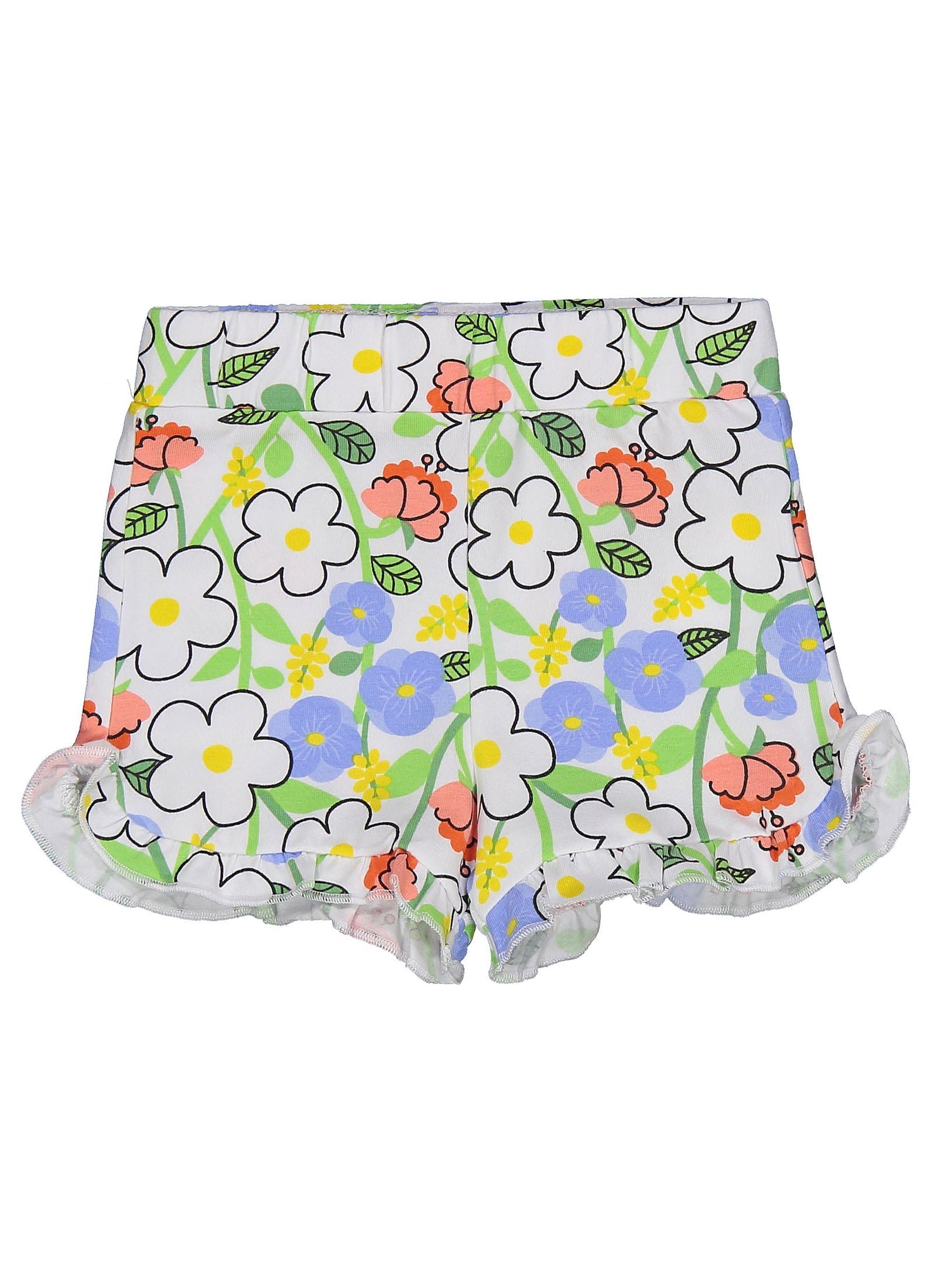 Birba&Trybeyound 61015-00-93Z Szorty w kwiaty kolor biały - - #tag1# - #tag2# - #tag3# - #tag4#