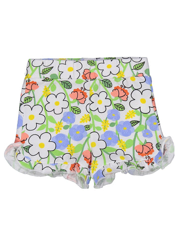 Birba&Trybeyound 61015-00-93Z Szorty w kwiaty kolor biały - - #tag1# - #tag2# - #tag3# - #tag4#