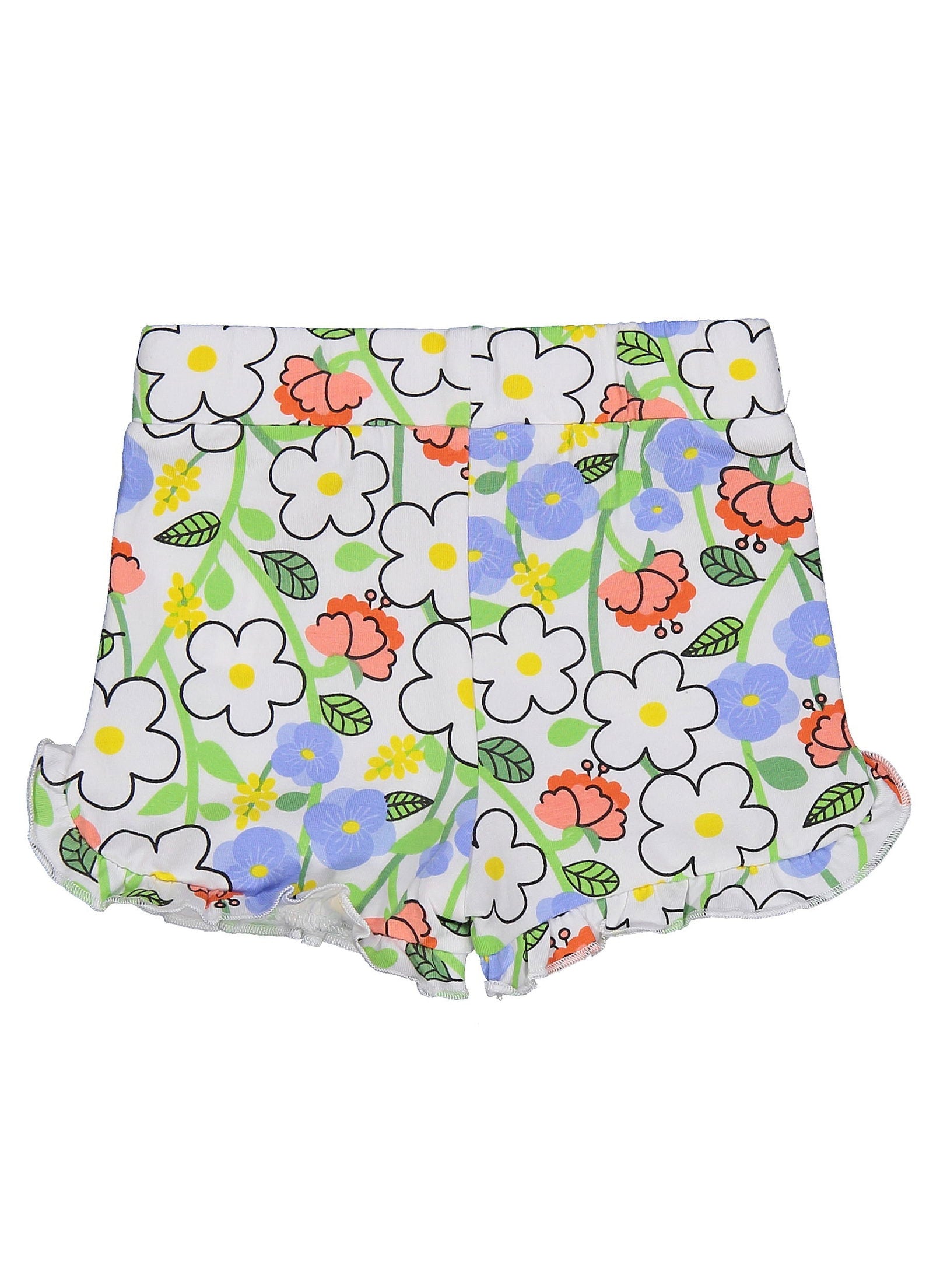 Birba&Trybeyound 61015-00-93Z Szorty w kwiaty kolor biały - - #tag1# - #tag2# - #tag3# - #tag4#