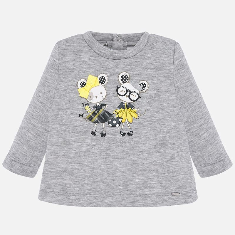 Bluza dzianinowa dla dziewczynki Mayoral 2420-64 Srebrny - - #tag1# - #tag2# - #tag3# - #tag4#