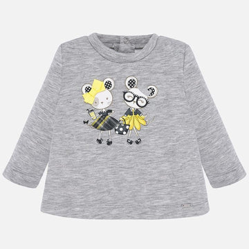 Bluza dzianinowa dla dziewczynki Mayoral 2420-64 Srebrny - - #tag1# - #tag2# - #tag3# - #tag4#
