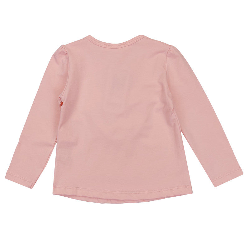 Bluzka Długi Rękaw Serce dziewczynka łosoś 19105-71023 GKMOD - - #tag1# - #tag2# - #tag3# - #tag4#