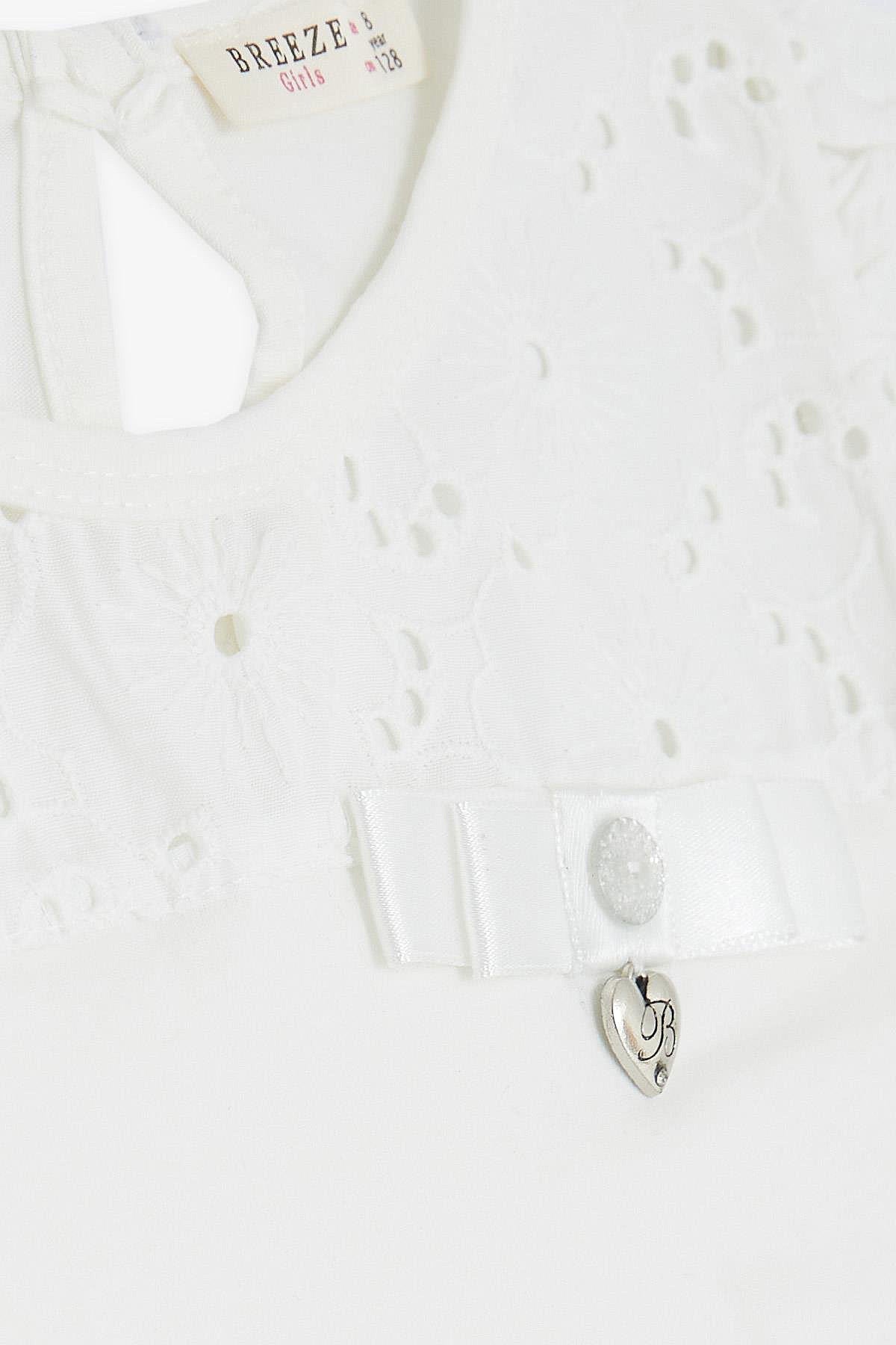 Bluzka Koronka dziewczynka krem 18426-26424 GKMOD -  - #tag1# - #tag2# - #tag3# - #tag4#