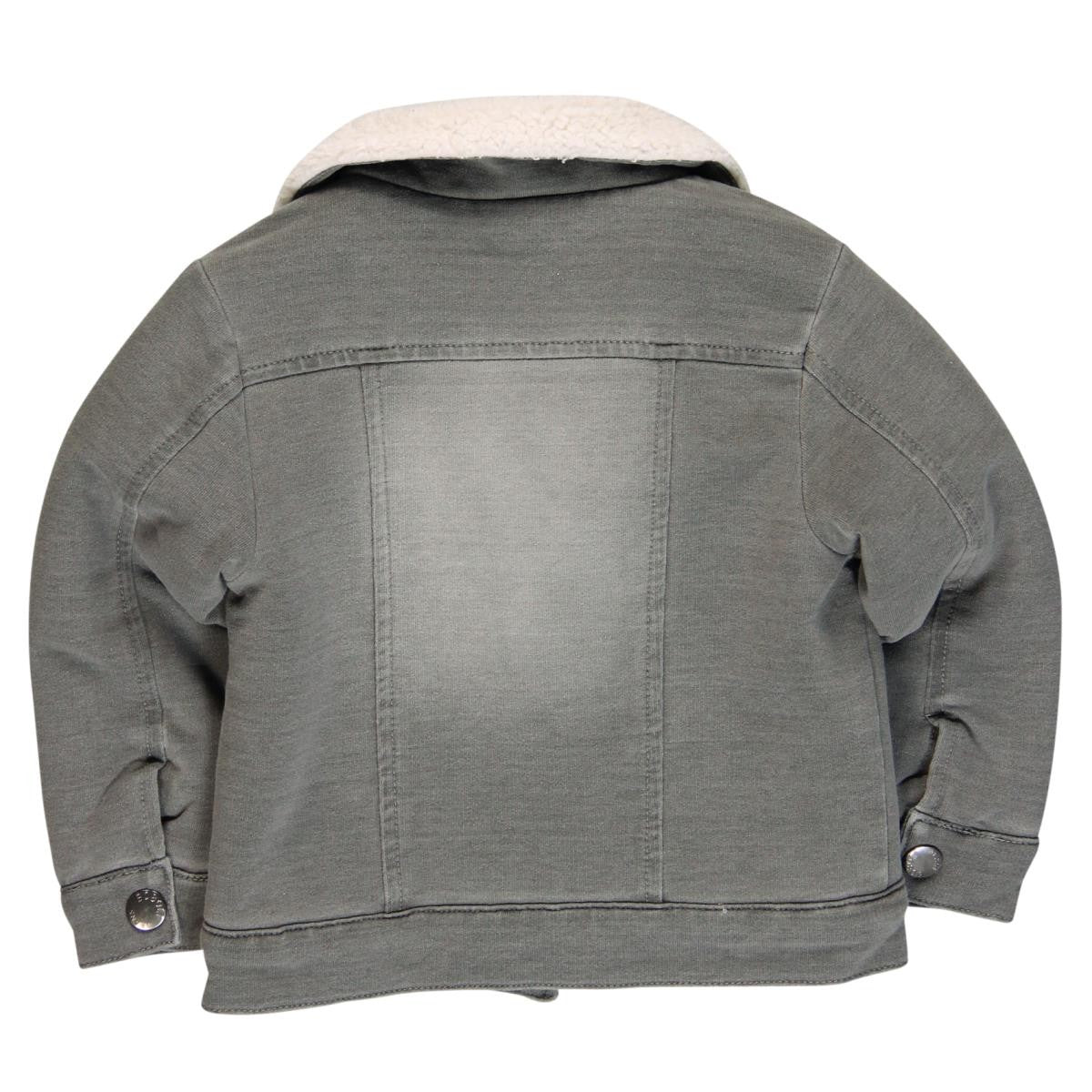 Boboli 204118_GREY Bluza ocieplana kolor popiel - - #tag1# - #tag2# - #tag3# - #tag4#