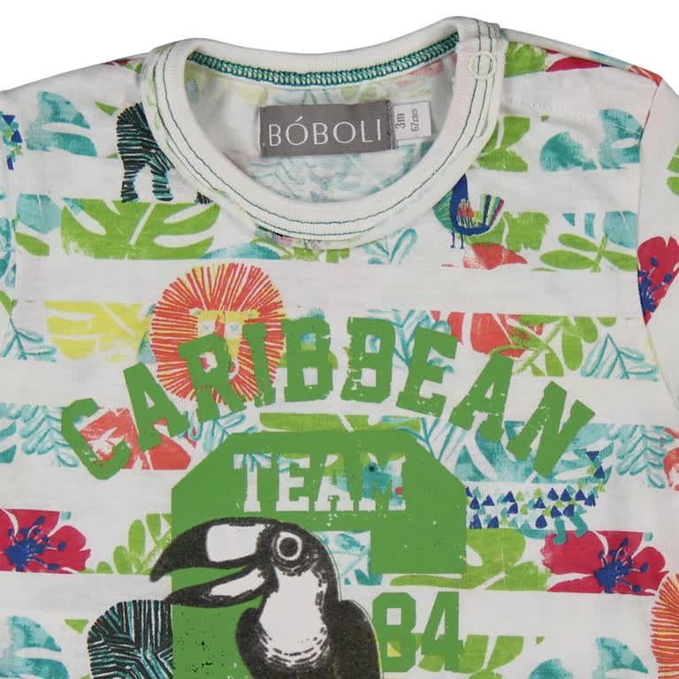 Boboli 343044-9482 T-shirt kolor KIWI - - #tag1# - #tag2# - #tag3# - #tag4#