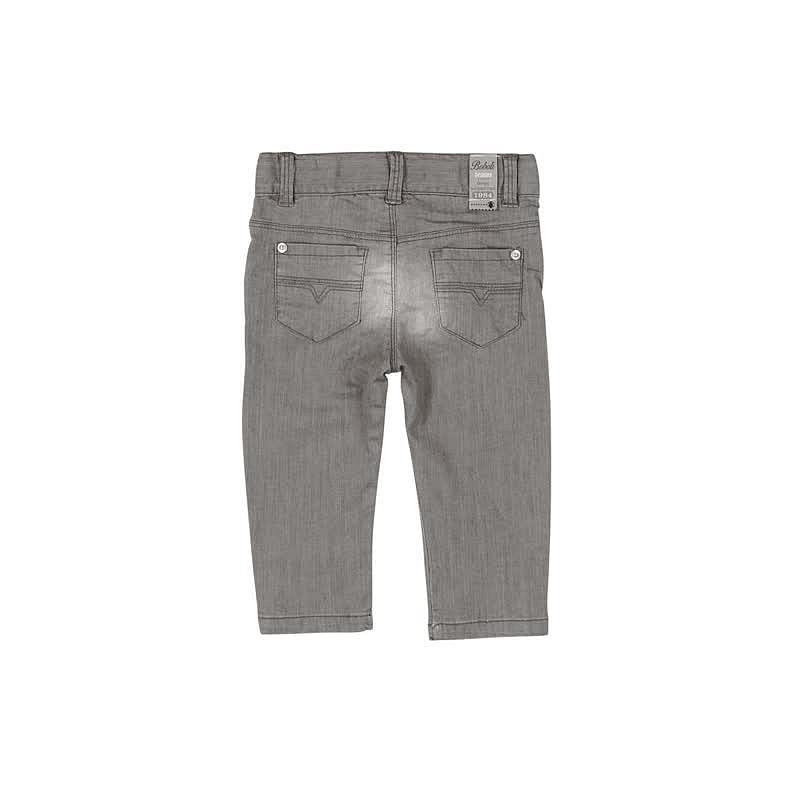 Boboli 395007-GREY Spodnie chłopięce jeans ze streczem kolor szary - - #tag1# - #tag2# - #tag3# - #tag4#