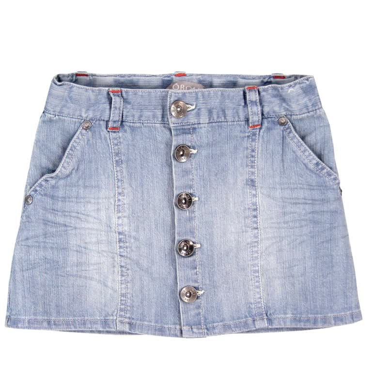 Boboli 453103-BLEACH Spódnica kolor jasny niebieski -  - #tag1# - #tag2# - #tag3# - #tag4#