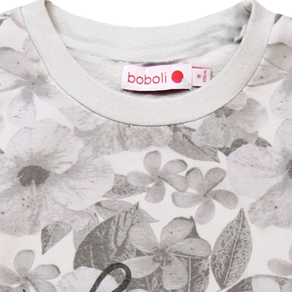 Boboli 464059_8057 sukienka kolor szary -  - #tag1# - #tag2# - #tag3# - #tag4#