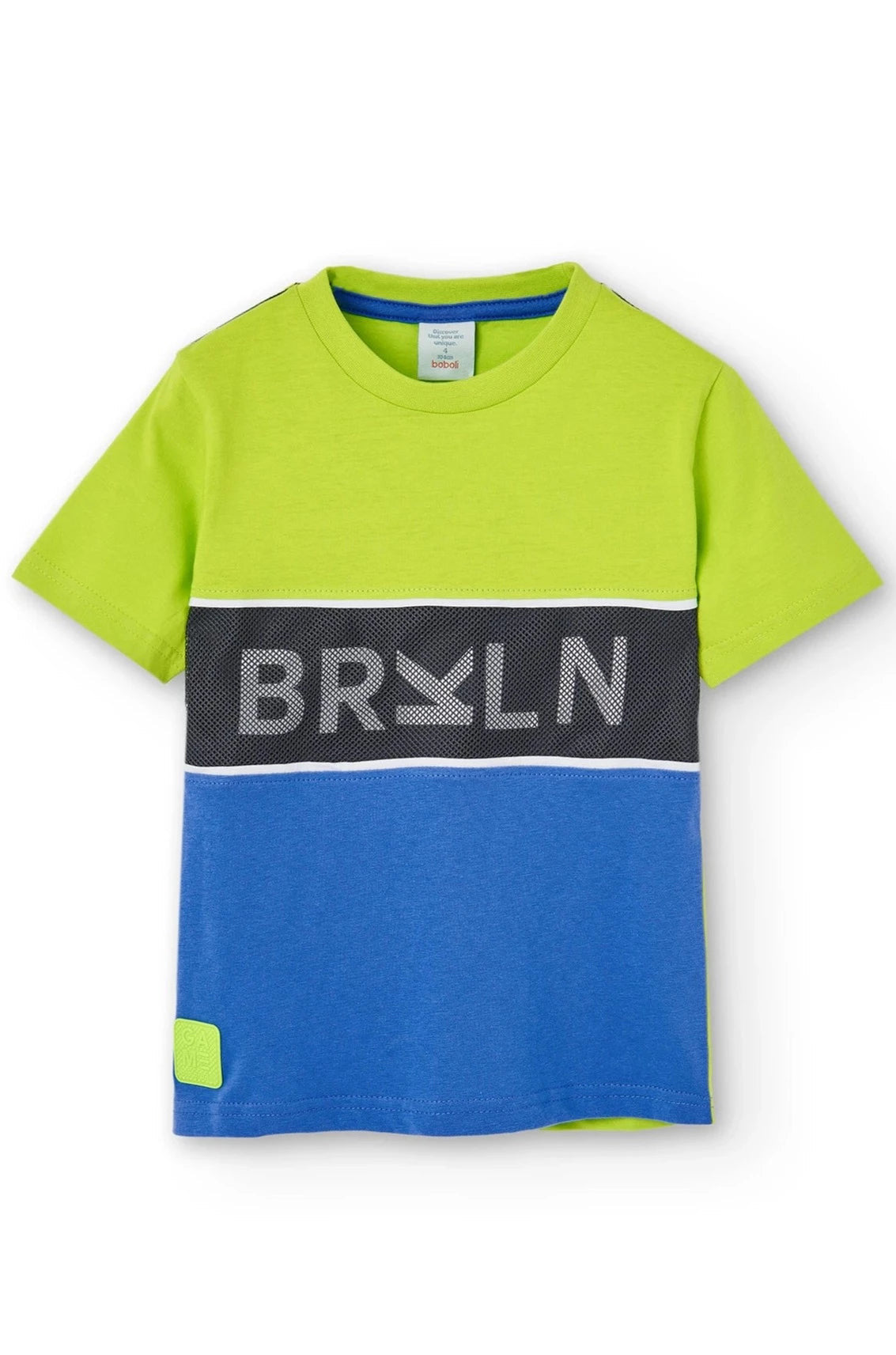 Boboli 506236-2548 T-shirt chłopiec kolor arktyczny - - #tag1# - #tag2# - #tag3# - #tag4#