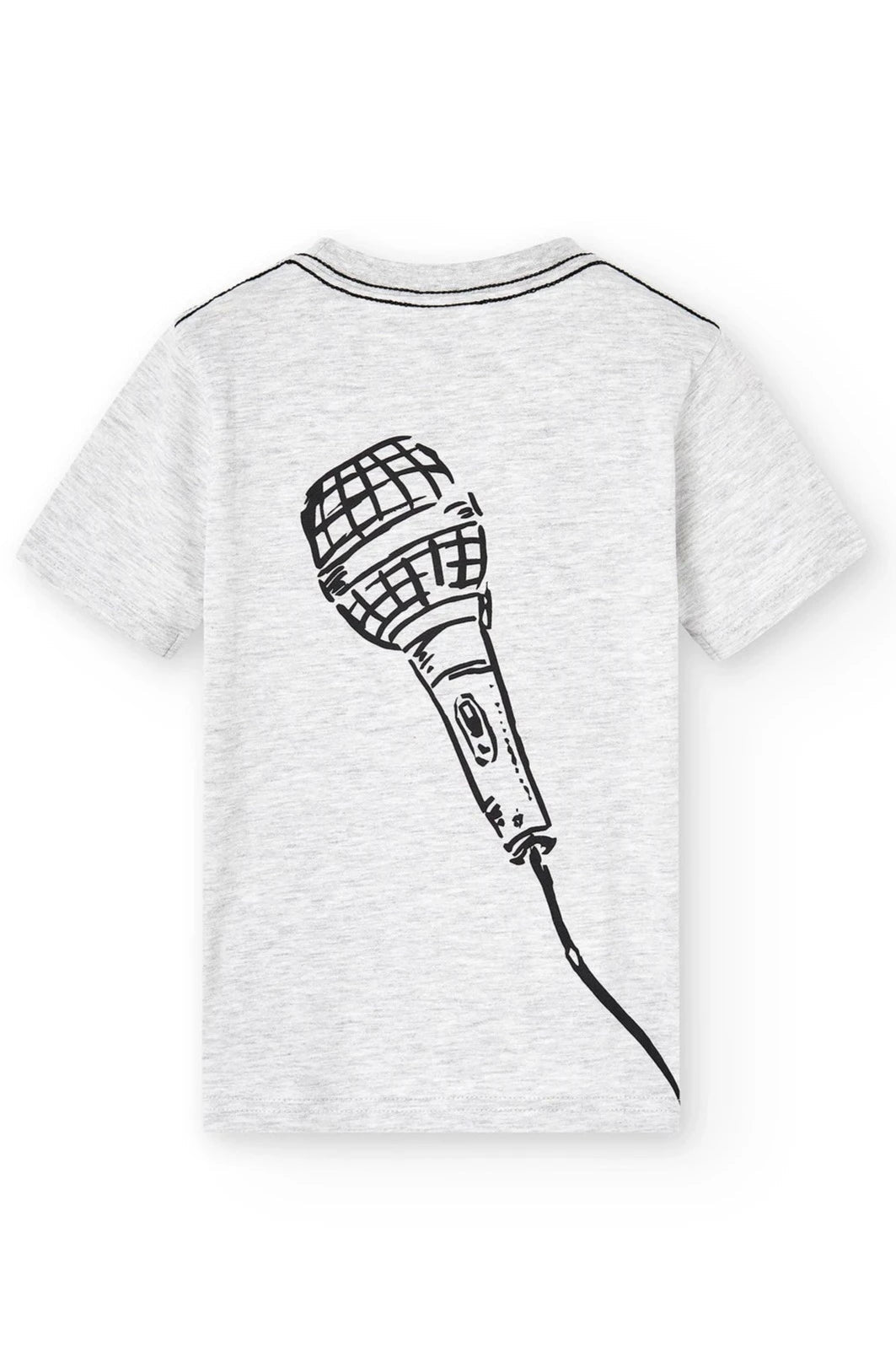 Boboli 526306-8095 T-shirt chłopiec kolor szary - - #tag1# - #tag2# - #tag3# - #tag4#