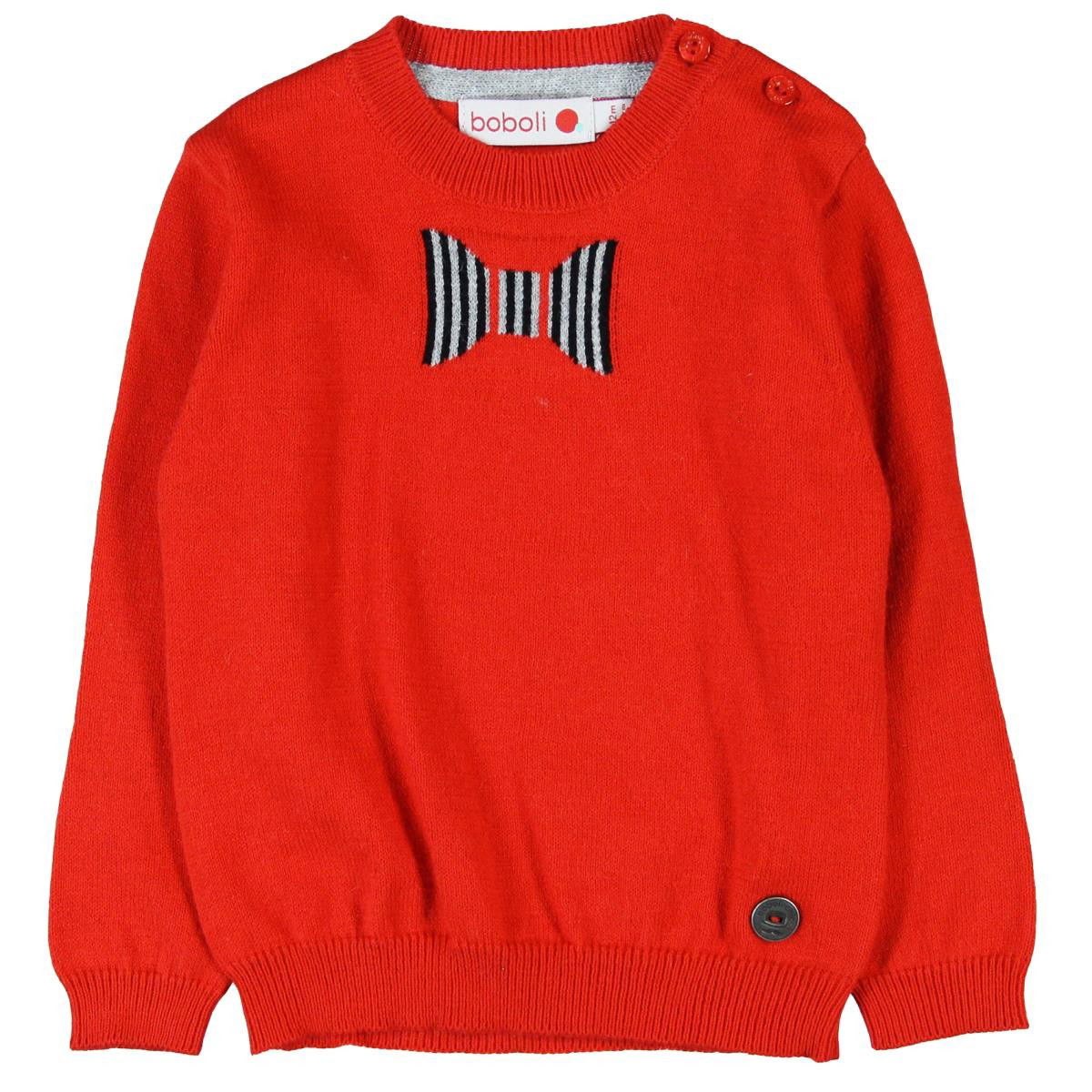 Boboli 714079-3545 sweter kolor czerwony - - #tag1# - #tag2# - #tag3# - #tag4#