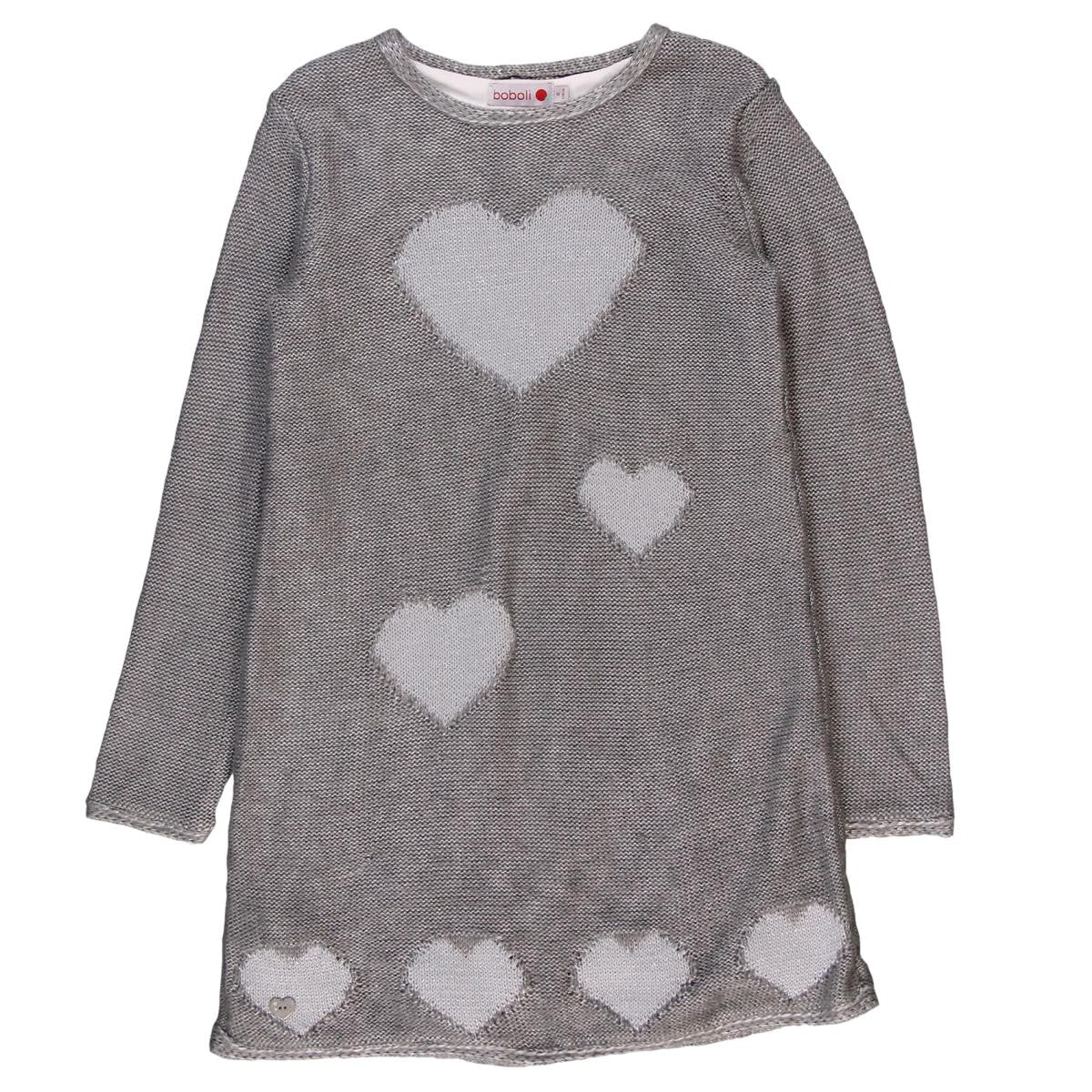 Boboli 724373_8034 sukienka kolor szary -  - #tag1# - #tag2# - #tag3# - #tag4#