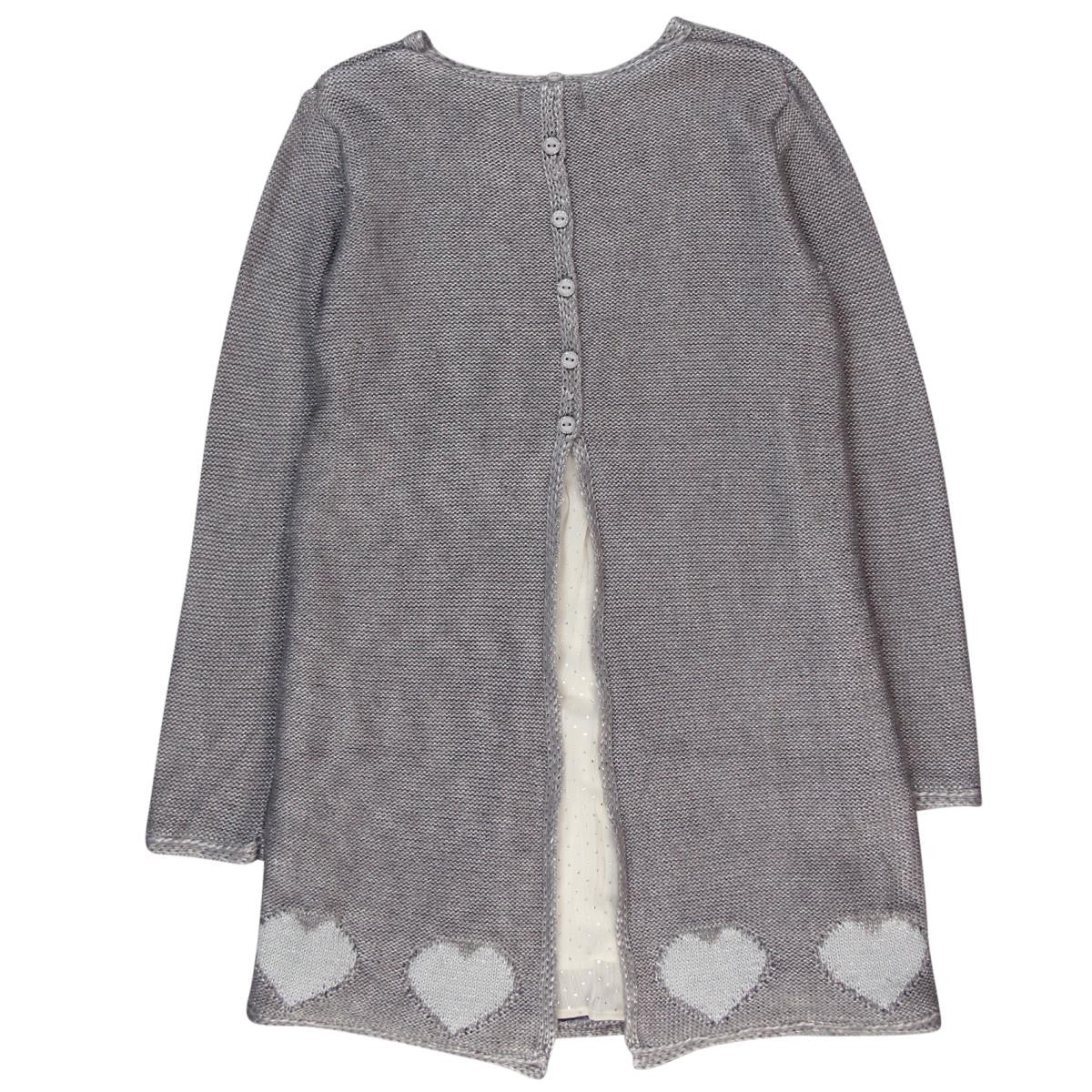 Boboli 724373_8034 sukienka kolor szary -  - #tag1# - #tag2# - #tag3# - #tag4#