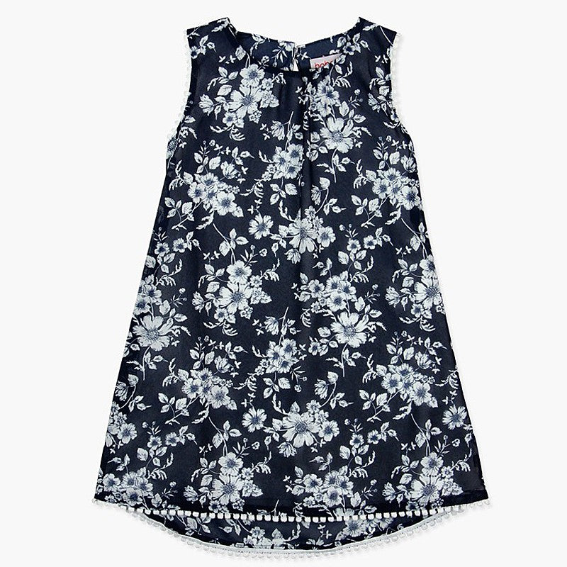 Boboli sukienka dla dziewczynki granatowa 727264-9047 - - #tag1# - #tag2# - #tag3# - #tag4#