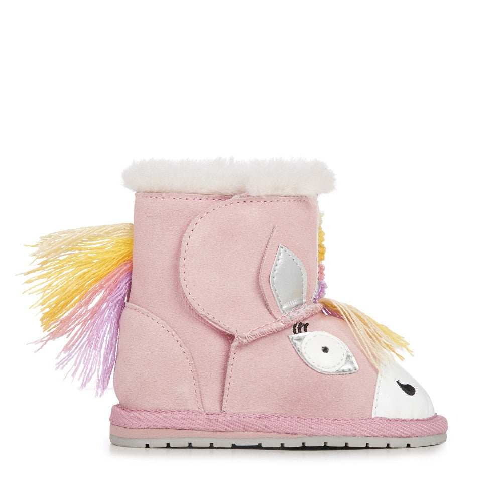 Botki EMU AUSTRALIA Magical Unicorn Walker B12409-Pale Pink róż - - #tag1# - #tag2# - #tag3# - #tag4#