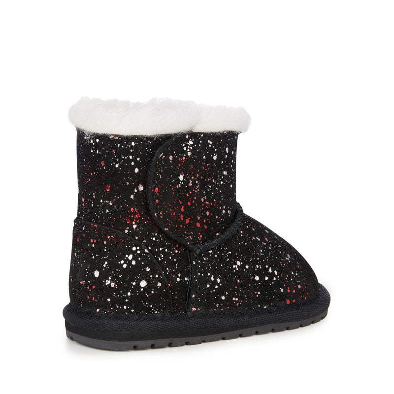 Botki EMU AUSTRALIA Toddle Galaxy B12660-Black czarny - - #tag1# - #tag2# - #tag3# - #tag4#