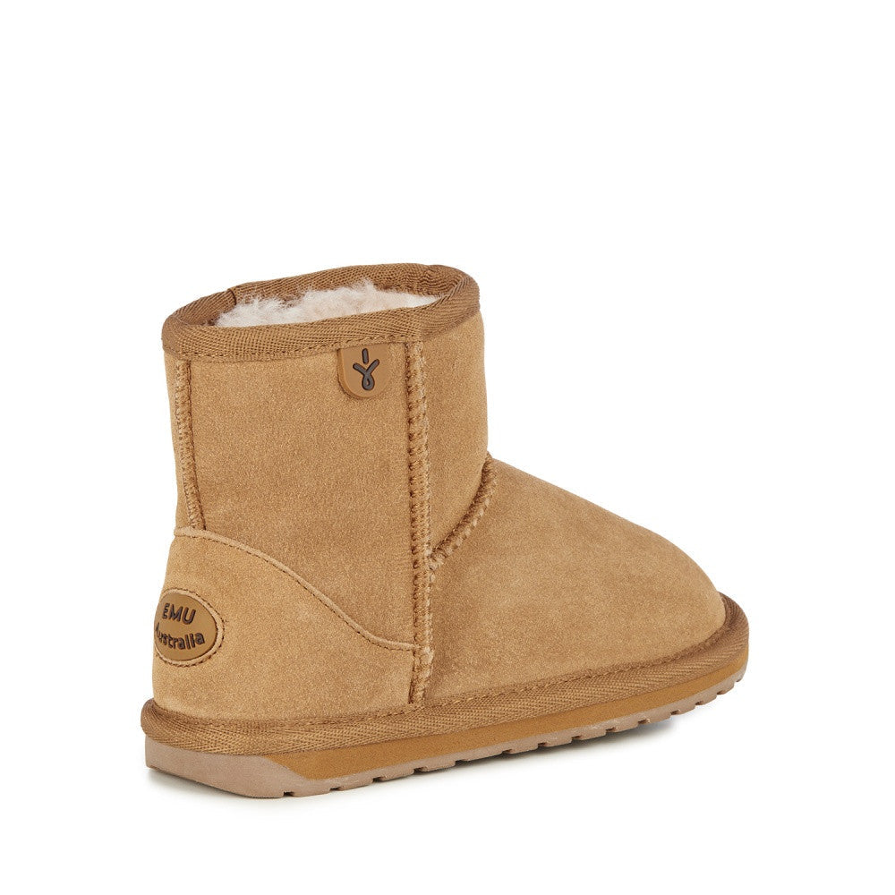 Botki EMU AUSTRALIA Wallaby Mini K10103-Chestnut brąz - - #tag1# - #tag2# - #tag3# - #tag4#
