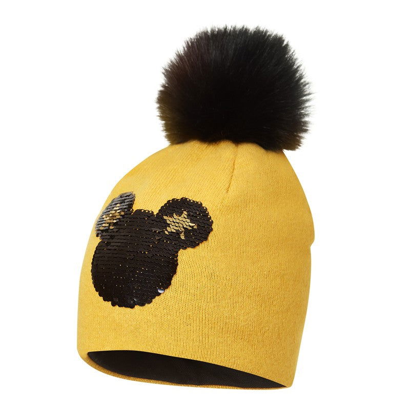 Broel SIGNE Czapka zimowa dziewczęca kolor miodowy -  - #tag1# - #tag2# - #tag3# - #tag4#