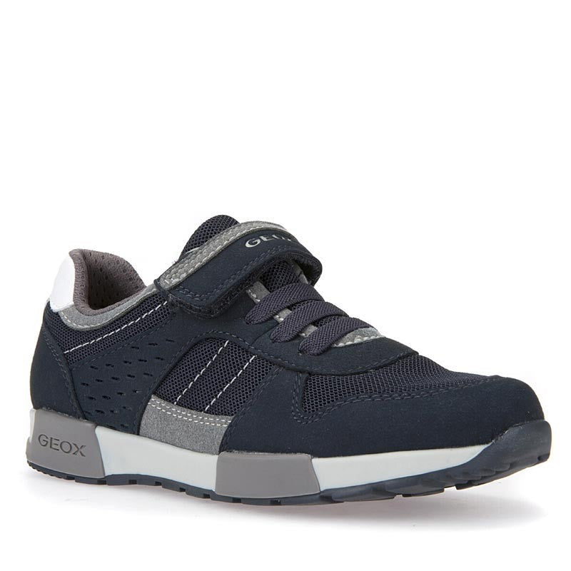 Buty sneakersy chłopięce Geox J826NA-014AF-C0661 granat - - #tag1# - #tag2# - #tag3# - #tag4#