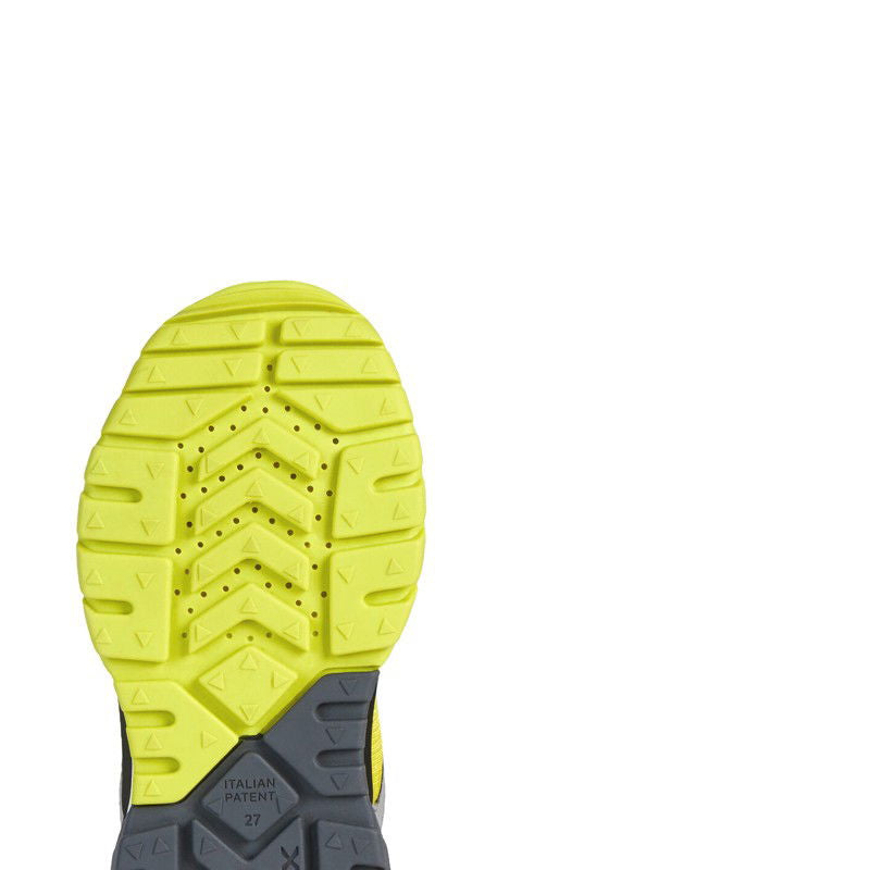 Buty sneakersy dla chłopaka Geox J02AXA-014BU-C1267 kolor szary/limonka - - #tag1# - #tag2# - #tag3# - #tag4#