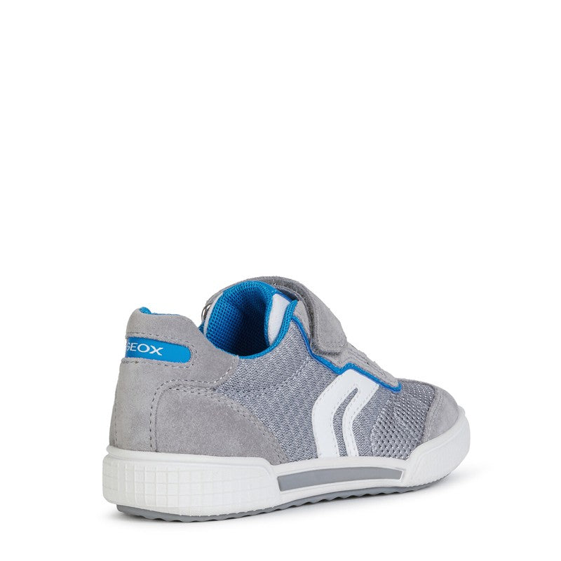 Buty sneakersy dla chłopca Geox J02BCD-01422-C1295 kolor szary - - #tag1# - #tag2# - #tag3# - #tag4#
