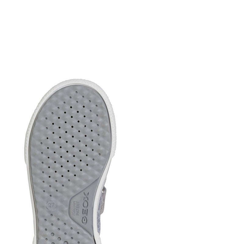 Buty sneakersy dla chłopca Geox J02BCD-01422-C1295 kolor szary - - #tag1# - #tag2# - #tag3# - #tag4#