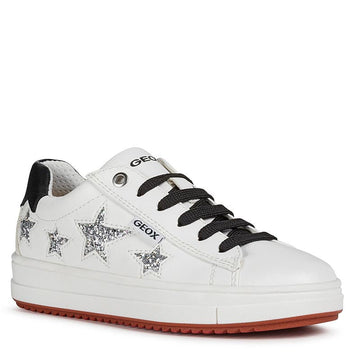 Buty sneakersy dla dziewczynek Geox J02BDB-000BC-C1000 biały - - #tag1# - #tag2# - #tag3# - #tag4#