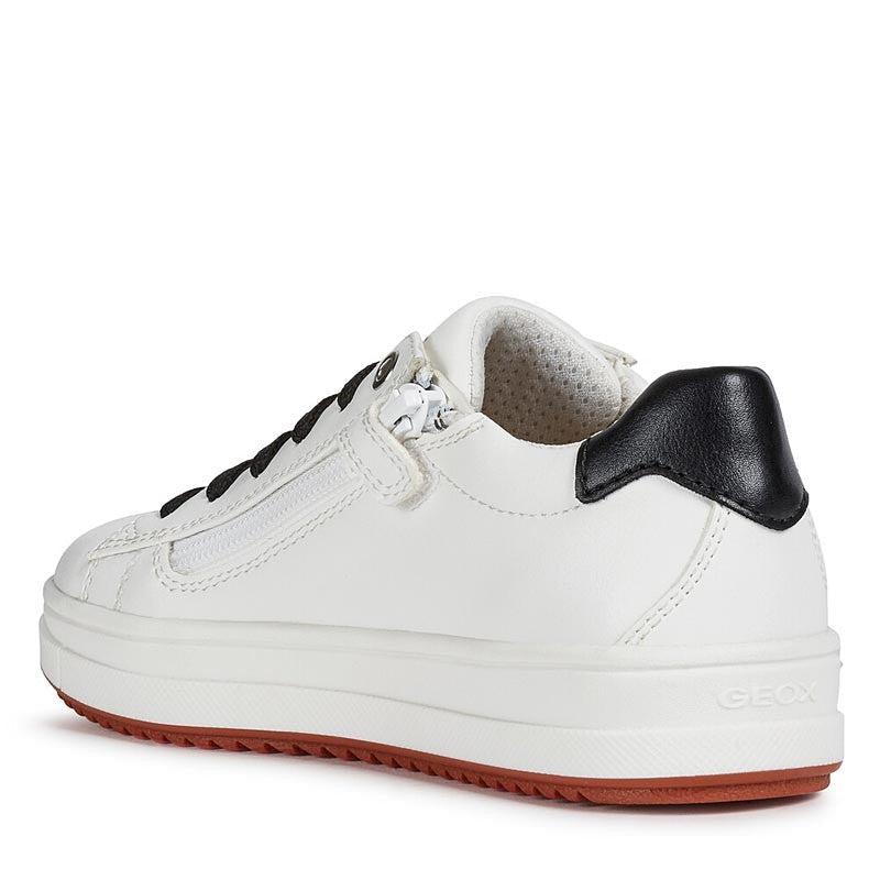 Buty sneakersy dla dziewczynek Geox J02BDB-000BC-C1000 biały - - #tag1# - #tag2# - #tag3# - #tag4#