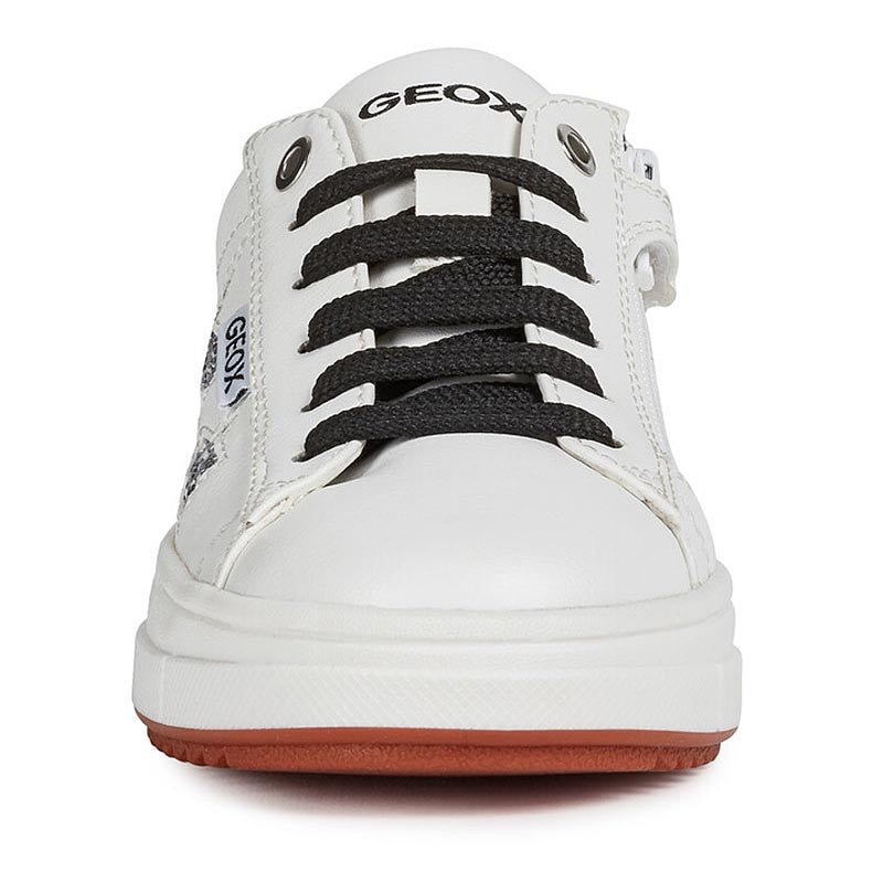 Buty sneakersy dla dziewczynek Geox J02BDB-000BC-C1000 biały - - #tag1# - #tag2# - #tag3# - #tag4#