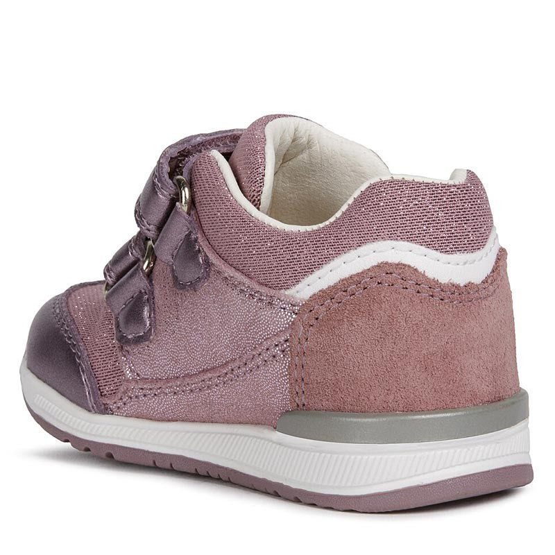 Buty sneakersy dziewczęce Geox B840LA-0MAAS-C8025 róż - - #tag1# - #tag2# - #tag3# - #tag4#
