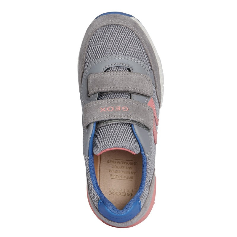 Buty sneakersy dziewczęce Geox J15AQA-01422-C1006 kolor szary - - #tag1# - #tag2# - #tag3# - #tag4#