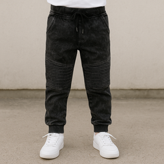 Spodnie dekatyzowane chłopięce czarne BoyBoy 423-27-28425