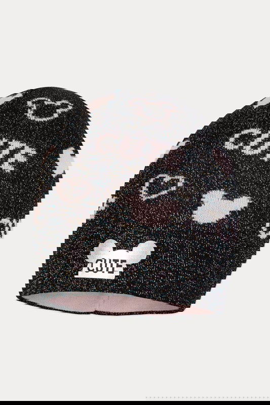 Czapka GISELLE dla dzieci Broel kolor czarny -  - #tag1# - #tag2# - #tag3# - #tag4#